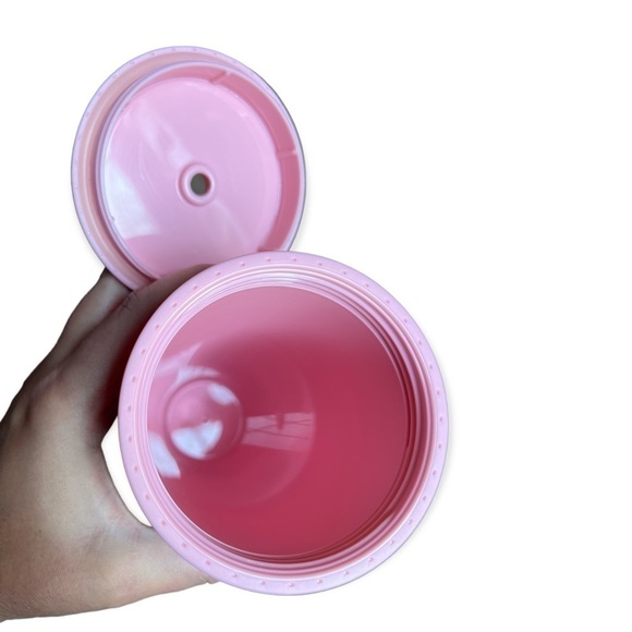 Starbucks Holiday 2020 24 Ounce Venti Tumbler, Glitter Pink Red Green - Picture 3 of 4